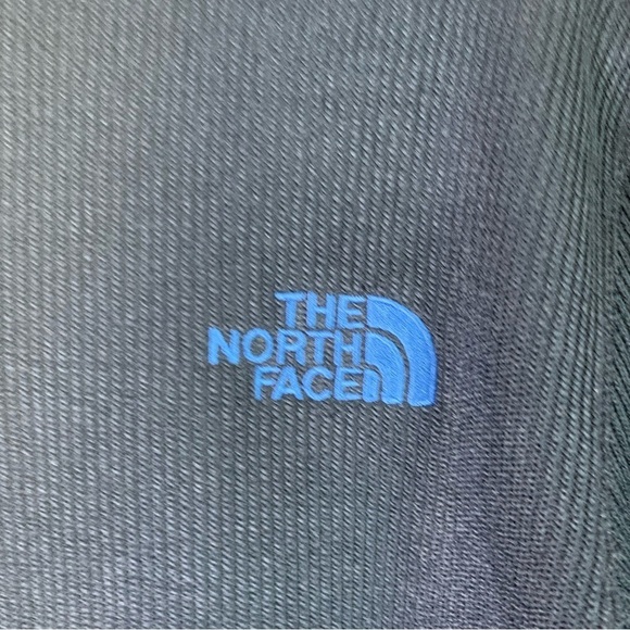 The north face Mens blue ribbed fleece lined full zip jacket L - Picture 2 of 8